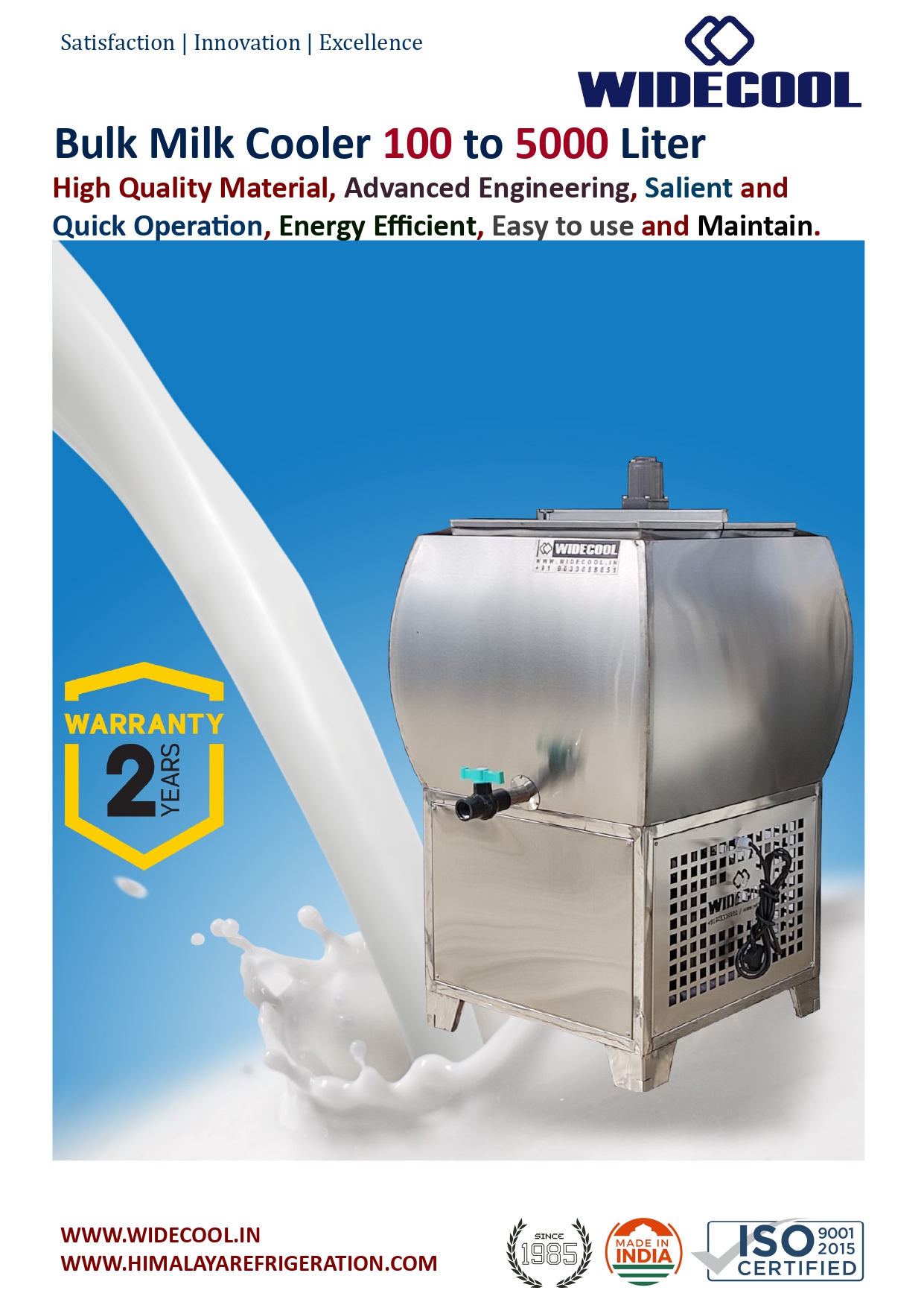 Bulk Milk Cooler 